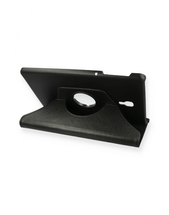 Newface Samsung Galaxy T590 Tab A 10.5 Kılıf 360 Tablet Deri Kılıf - Siyah