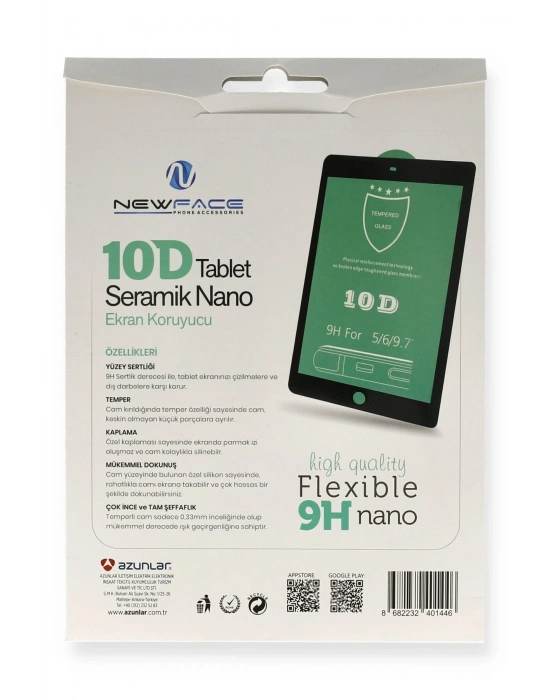 Newface Samsung Galaxy T720 Tab S5e 10.5 Tablet 10D Seramik Nano