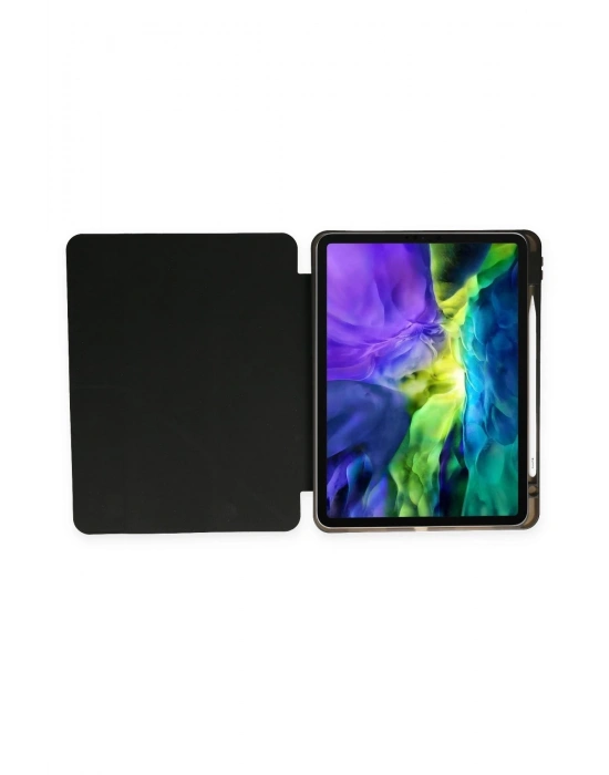 Newface Samsung Galaxy T737 Tab S7 FE 12.4 Kılıf Kalemlikli Mars Tablet Kılıfı - Siyah