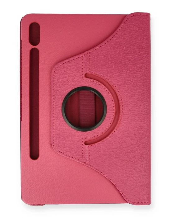Newface Samsung Galaxy T860 Tab S6 10.5 Kılıf 360 Tablet Deri Kılıf - Pembe