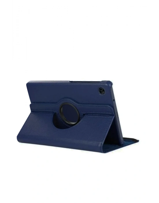 Newface Samsung Galaxy Tab A11 360 Tablet Deri Kılıf - Lacivert