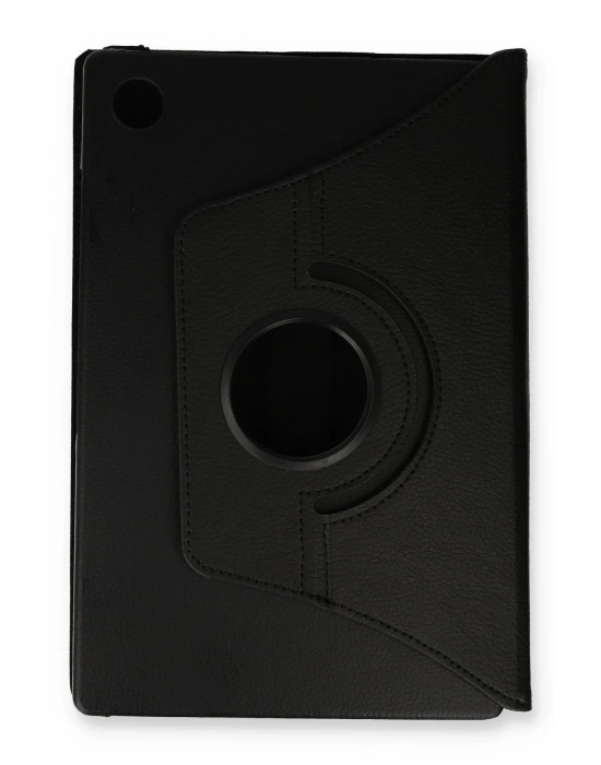 Newface Samsung Galaxy Tab A9 Kılıf 360 Tablet Deri Kılıf - Siyah