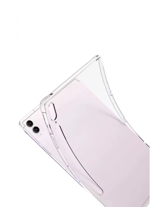 Newface Samsung Galaxy Tab S10 FE Plus 13.1 Kılıf Anti Shock Tablet Silikon - Şeffaf