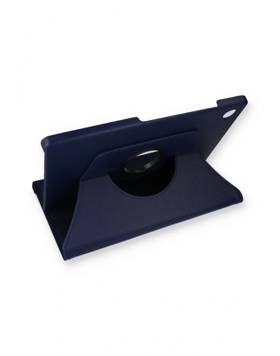 Newface Samsung Galaxy X200 Tab A8 10.5 Kılıf 360 Tablet Deri Kılıf - Lacivert