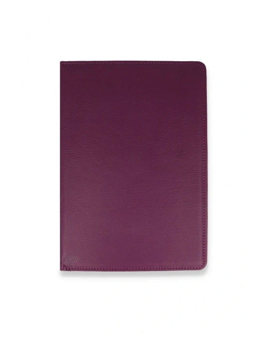 Newface Samsung Galaxy X200 Tab A8 10.5 Kılıf 360 Tablet Deri Kılıf - Mürdüm