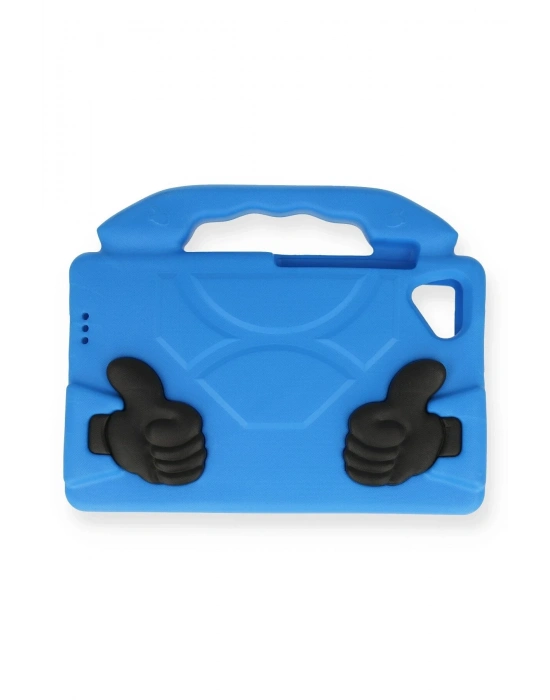 Newface Samsung Galaxy X200 Tab A8 10.5 Kılıf Like Stantlı Tablet Silikon - Mavi