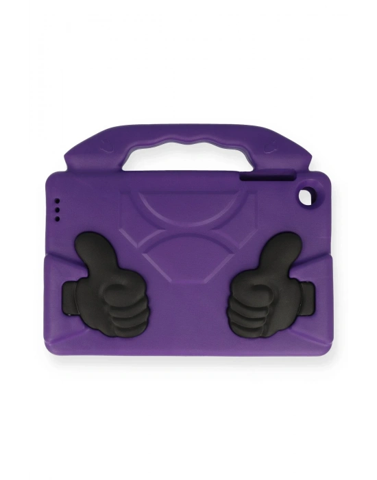 Newface Samsung Galaxy X200 Tab A8 10.5 Kılıf Like Stantlı Tablet Silikon - Mor