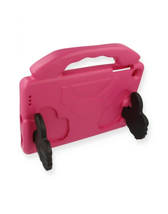 Newface Samsung Galaxy X200 Tab A8 10.5 Kılıf Like Stantlı Tablet Silikon - Pembe