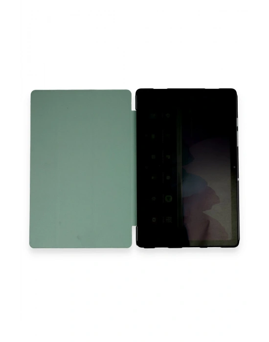 Newface Samsung Galaxy X200 Tab A8 10.5 Kılıf Tablet Smart Kılıf - Koyu Yeşil