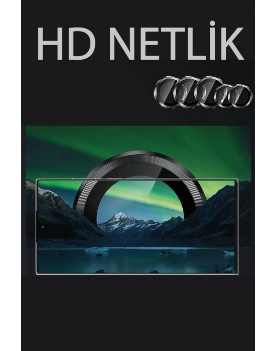 Newface Samsung Galaxy Z Fold 5 Valdez Metal Kamera Lens - Siyah