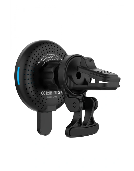 Newface T9 15W Magsafe Araç Tutucu - Siyah