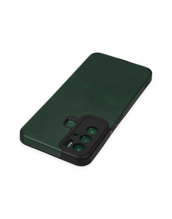 Newface Tecno Pova Neo Kılıf Loop Deri Silikon - Yeşil