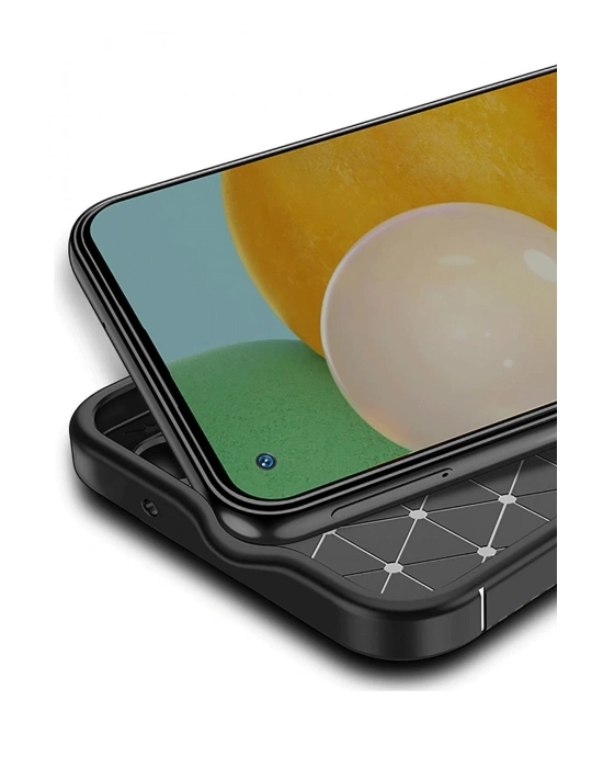 Newface Tecno Spark 30 Pro Kılıf Auto Focus Karbon Kapak - Siyah