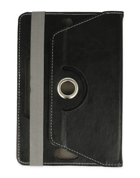 Newface Universal 7 Kılıf 360 Tablet Deri Kılıf - Siyah