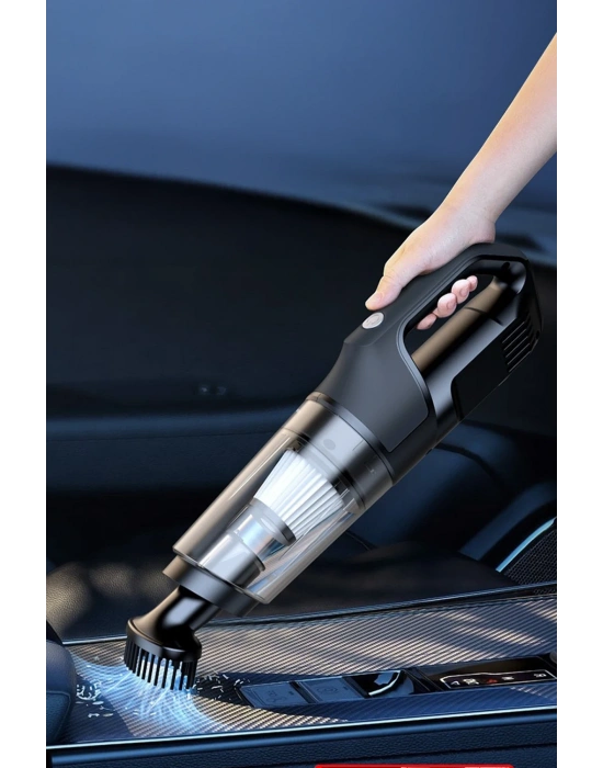 Newface VC006 50W 4000 mAh Bataryalı Kablosuz Çok Fonksiyonlu Araç Süpürge - Siyah