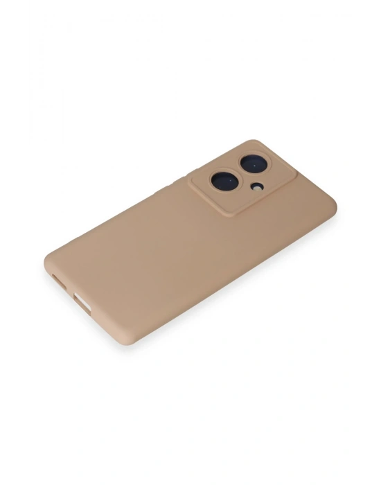 Newface Vivo V29 Lite Kılıf Nano içi Kadife Silikon - Pudra