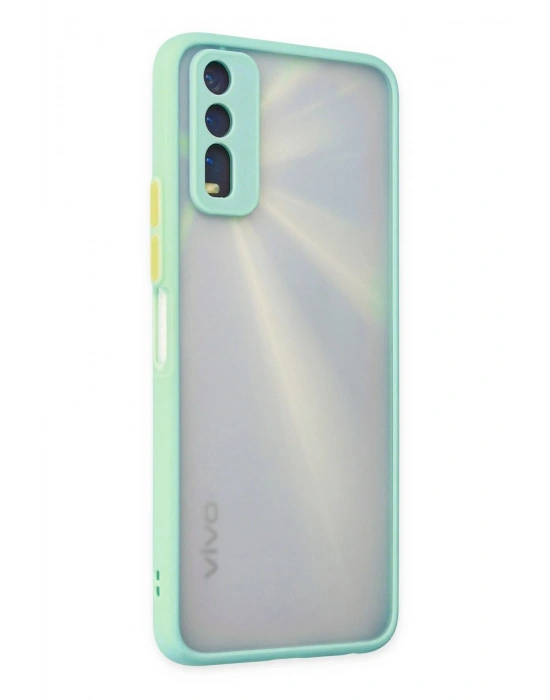 Newface Vivo Y11S Kılıf Montreal Silikon Kapak - Turkuaz