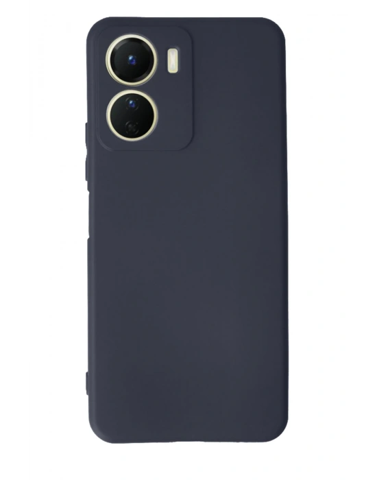 Newface Vivo Y16 Kılıf First Silikon - Lacivert