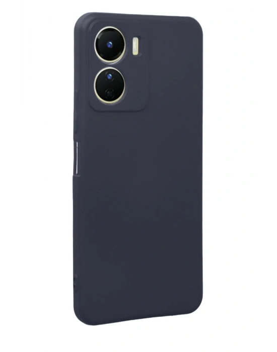 Newface Vivo Y16 Kılıf First Silikon - Lacivert