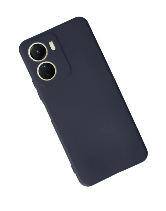 Newface Vivo Y16 Kılıf First Silikon - Lacivert