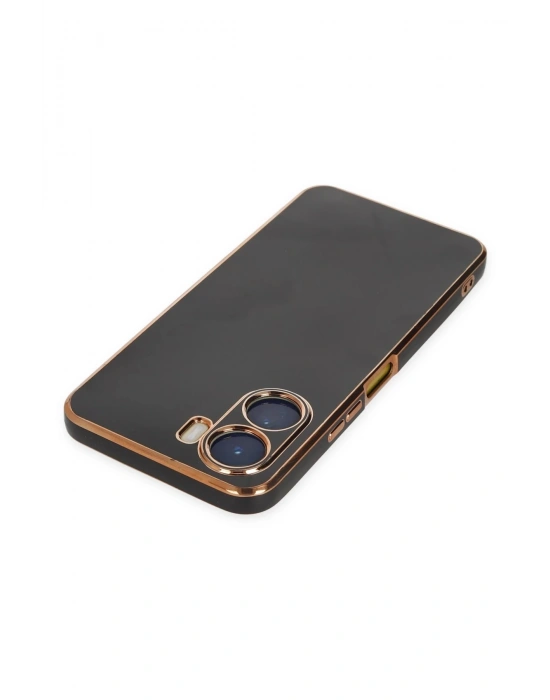 Newface Vivo Y16 Kılıf Volet Silikon - Siyah