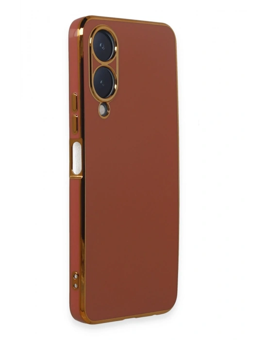 Newface Vivo Y17S Kılıf Volet Silikon - Kırmızı