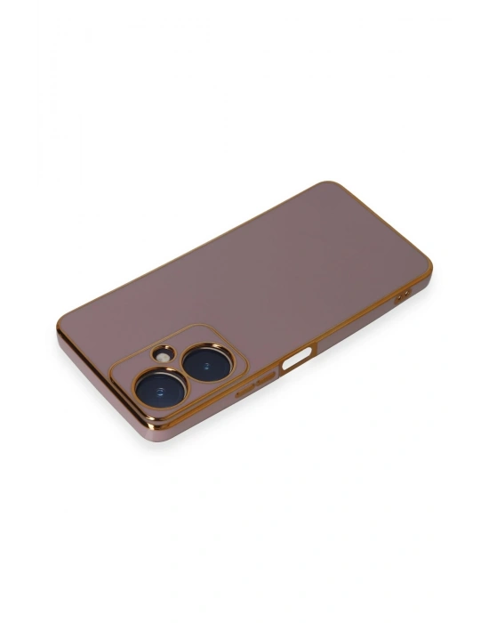 Newface Vivo Y27 Kılıf Volet Silikon - Mor