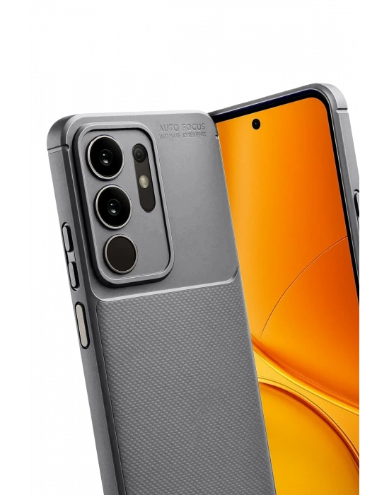 Newface Vivo Y29 4G Auto Focus Karbon Kapak - Gri