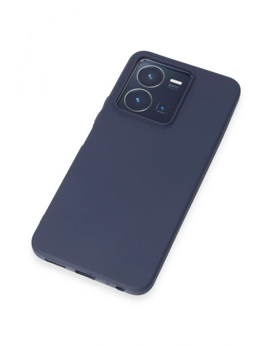 Newface Vivo Y35 Kılıf First Silikon - Lacivert