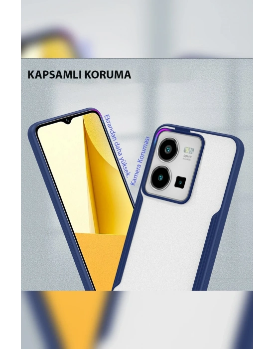 Newface Vivo Y35 Kılıf Platin Silikon - Pembe