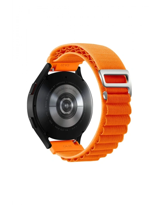 Newface Watch 20mm KR410 Kumaş Kordon - Turuncu