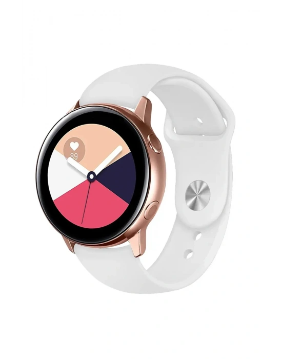 Newface Watch 22mm Klasik Kordon - Beyaz