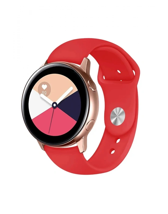 Newface Watch 22mm Klasik Kordon - Kırmızı