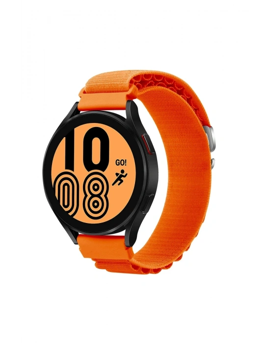 Newface Watch 22mm KR410 Kumaş Kordon - Turuncu