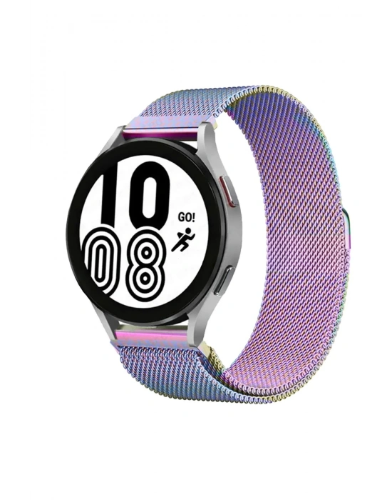 Newface Watch 22mm Metal Mıknatıslı Kordon - Rainbow