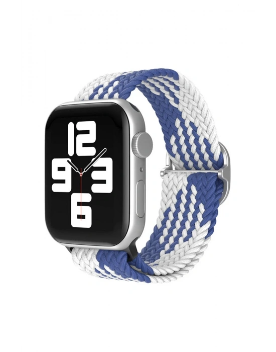 Newface Watch 22mm Star Kordon - Mavi-Beyaz