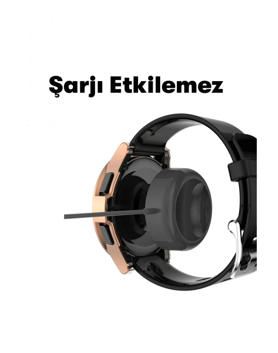 Newface Watch 5 40mm Wall Camlı Kasa Ekran Koruyucu - Siyah