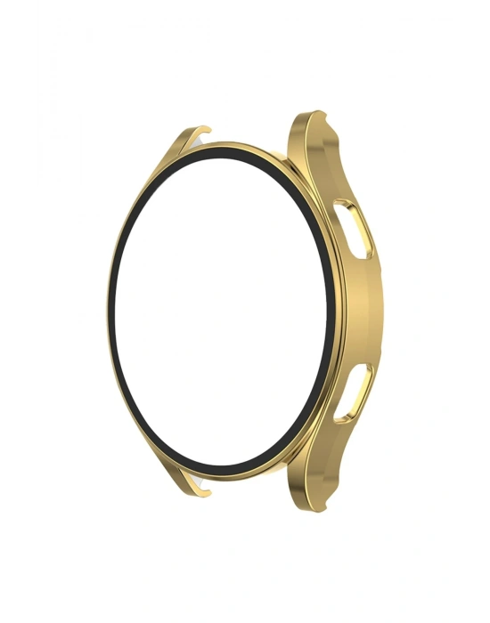 Newface Watch 5 Pro 45mm Wall Camlı Kasa Ekran Koruyucu - Gold