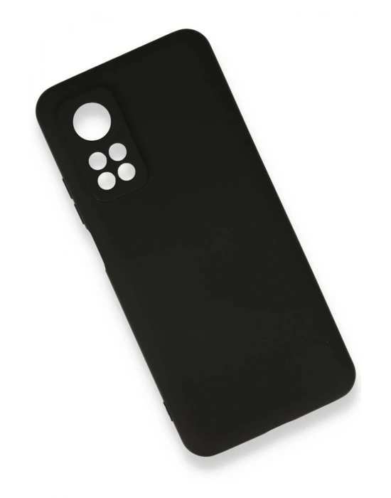 Newface Xiaomi Mi 10T Kılıf Nano içi Kadife Silikon - Siyah