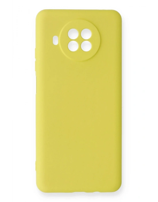 Newface Xiaomi Mi 10T Lite Kılıf Nano içi Kadife Silikon - Sarı