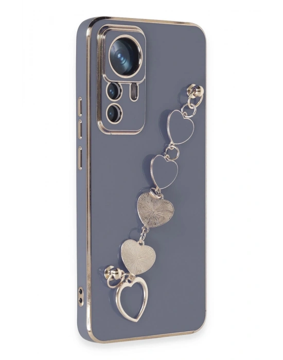 Newface Xiaomi Mi 12T Pro Kılıf Esila Silikon - Gri