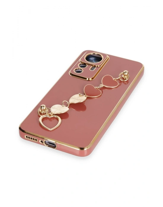 Newface Xiaomi Mi 12T Pro Kılıf Esila Silikon - Kırmızı