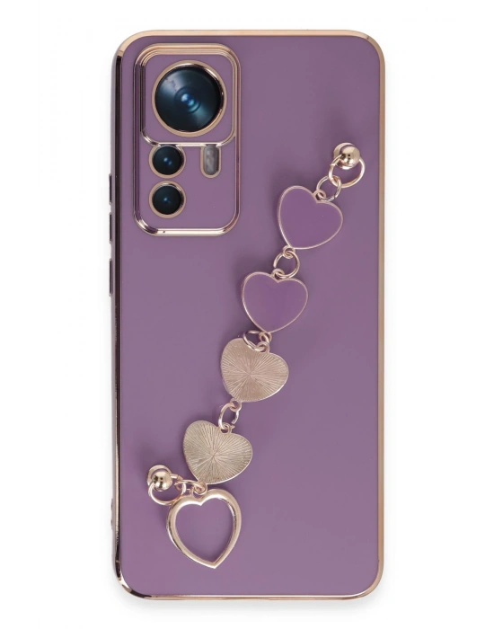 Newface Xiaomi Mi 12T Pro Kılıf Esila Silikon - Mor