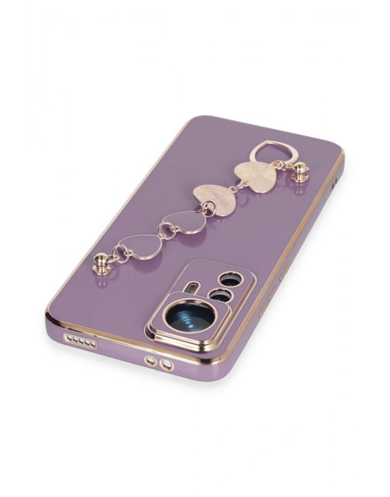 Newface Xiaomi Mi 12T Pro Kılıf Esila Silikon - Mor