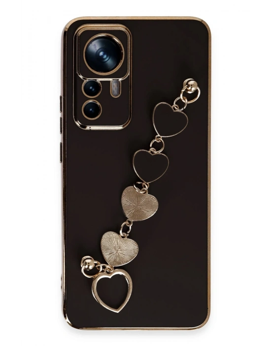 Newface Xiaomi Mi 12T Pro Kılıf Esila Silikon - Siyah