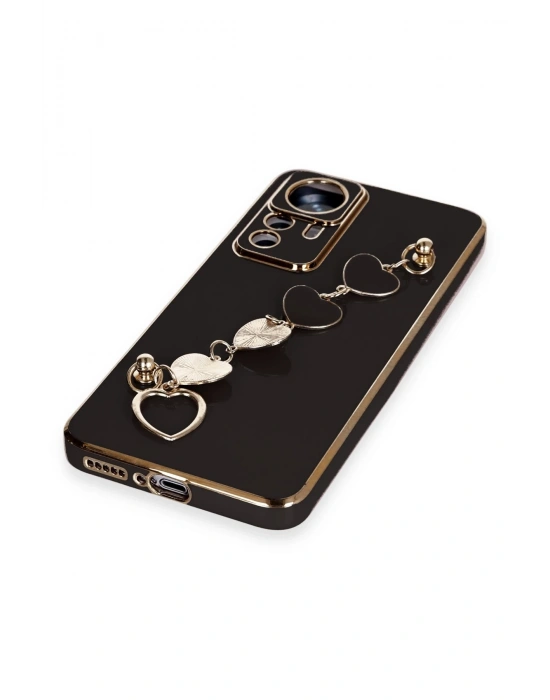 Newface Xiaomi Mi 12T Pro Kılıf Esila Silikon - Siyah