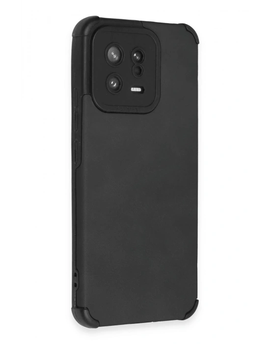 Newface Xiaomi Mi 13 Kılıf Loop Deri Silikon - Siyah