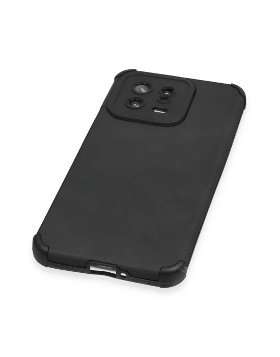 Newface Xiaomi Mi 13 Kılıf Loop Deri Silikon - Siyah