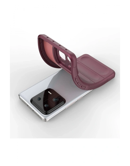 Newface Xiaomi Mi 13 Kılıf Optimum Silikon - Bordo