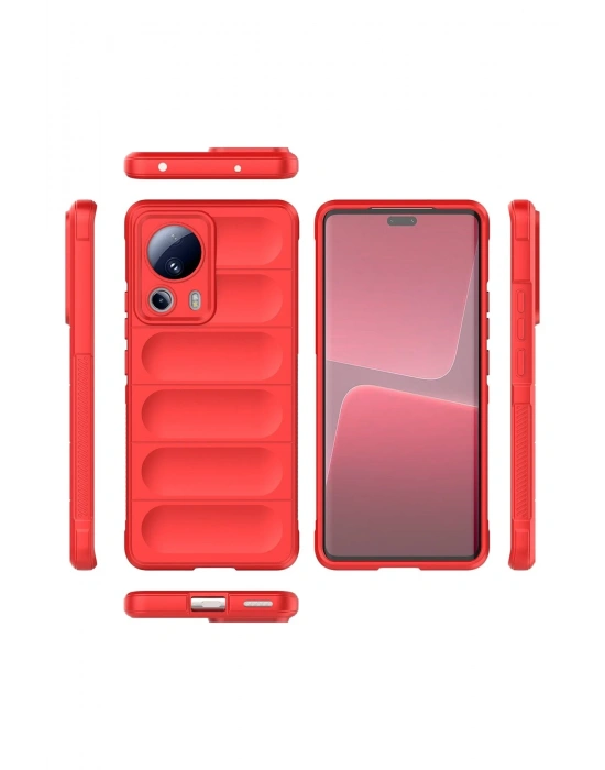 Newface Xiaomi Mi 13 Lite Kılıf Optimum Silikon - Kırmızı